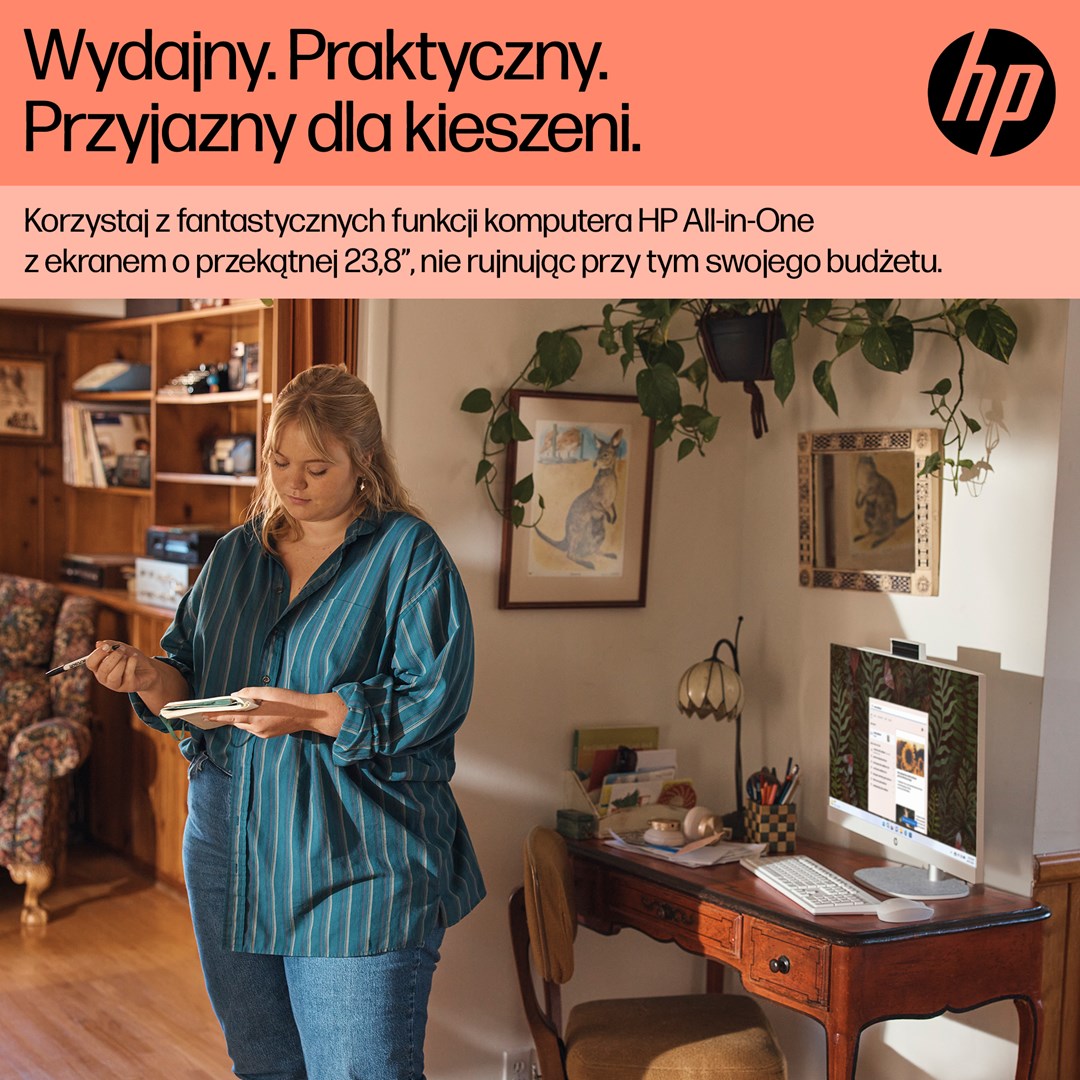 HP 24-cr0334nw AMD Ryzen™ 7 7730U 60.5 cm (23.8") 1920 × 1080 px All-in-One PC 16 GB DDR4-SDRAM 512 GB SSD Free DOS Wi-Fi 6 (802.11ax) White-12