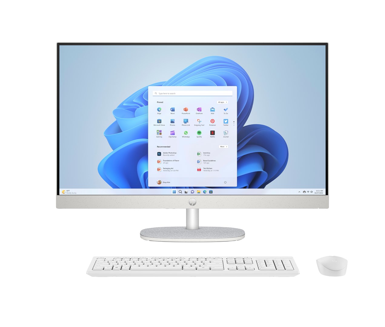 HP 27-cr0224nw Intel® Core™ i5 i5-1335U 68.6 cm (27") 1920 × 1080 px All-in-One PC 16 GB DDR4-SDRAM 512 GB SSD Free DOS Wi-Fi 6 (802.11ax) White-0