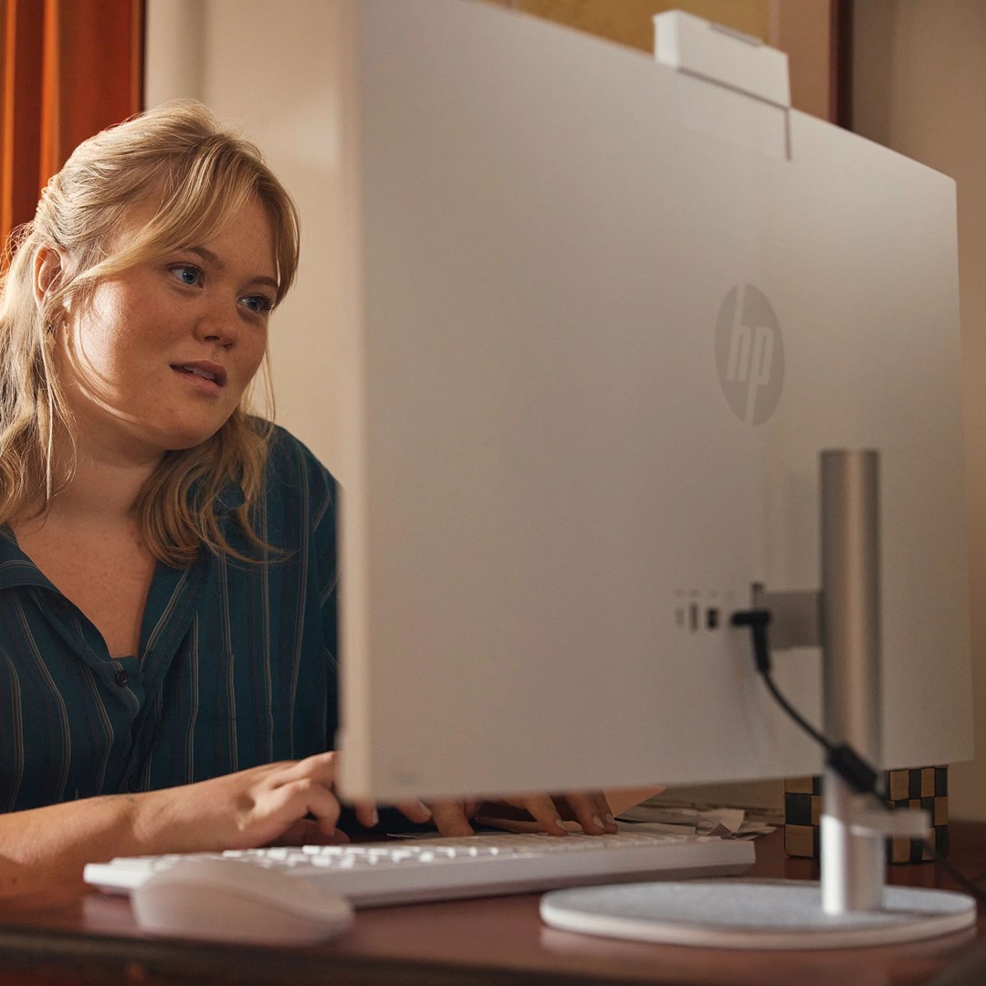 HP 27-cr0204nw AMD Ryzen™ 7 7730U 68.6 cm (27") 1920 × 1080 px All-in-One PC 16 GB DDR4-SDRAM 512 GB SSD Free DOS Wi-Fi 6 (802.11ax) White-11