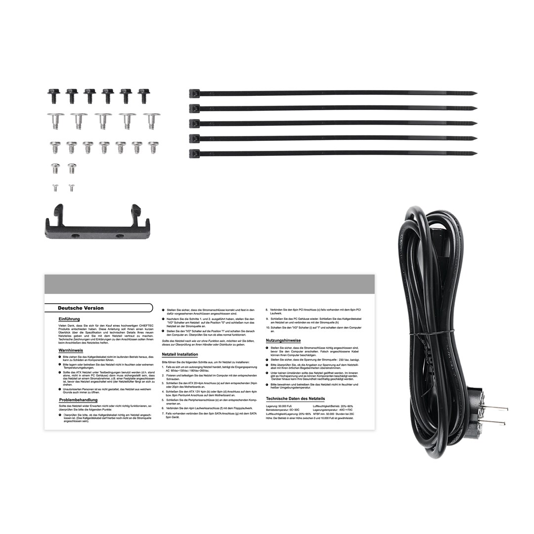 Kućište za računalo CHIEFTEC DT-10B-300 SFF s 300W napajanjem, crna boja-7