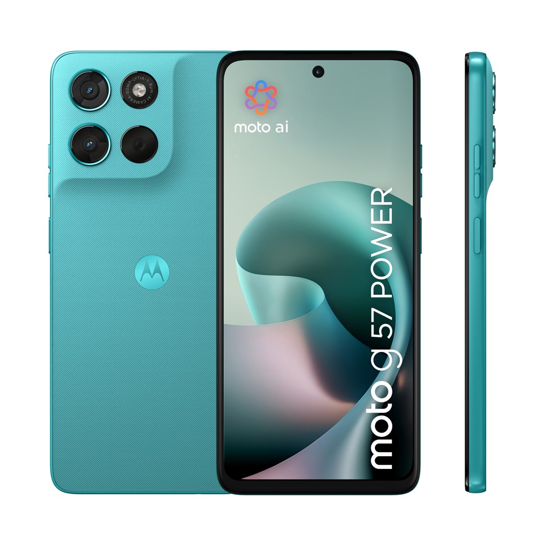 Motorola moto g57 power 17.1 cm (6.72") Dual SIM Android 16.0 5G USB Type-C 12 GB 256 GB 7000 mAh Turquoise-1