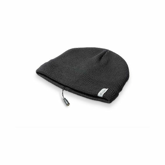 Kapa s ugrađenim slušalicama CELLULARLINE Music Cap (3.5mm), crna boja
