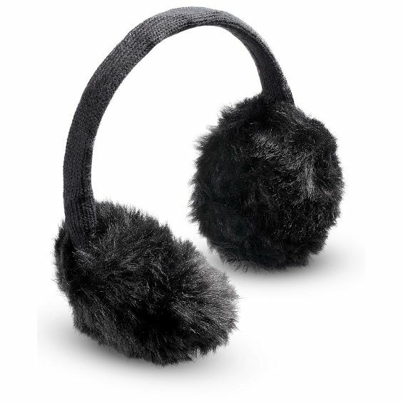 Zimske slušalice CELLULARLINE Music Muffs (3.5mm, mikrofon) crna boja