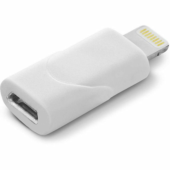 Adapter CELLULARLINE Micro USB na Lightning (MFi), bijela boja-0
