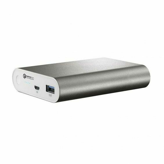 Prijenosna baterija CELLULARLINE Freepower Ultra 10000 mAh siva-0