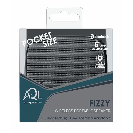 Prijenosni zvučnik CELLULARLINE AQL Fizzy, Bluetooth, 3W, crna boja-1