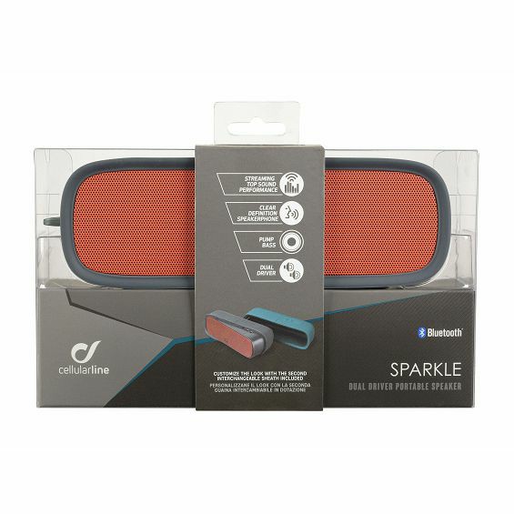Prijenosni Bluetooth zvučnik CELLULARLINE AQL Sparkle, 6W, siva boja-3