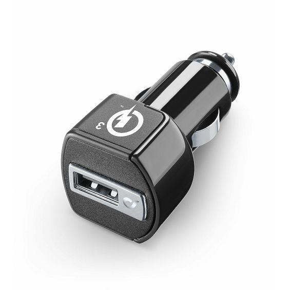 Auto Punjač CELLULARLINE, Za Huawei/Motorola, 18W, 1xUSB-A, QC 3.0, Crni-1