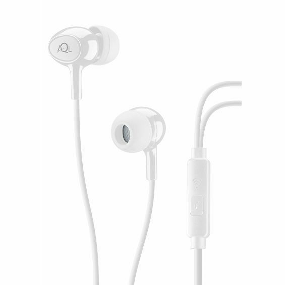 Slušalice CELLULARLINE AQL Acoustic (In-Ear, 3.5mm, mikrofon, bijele)