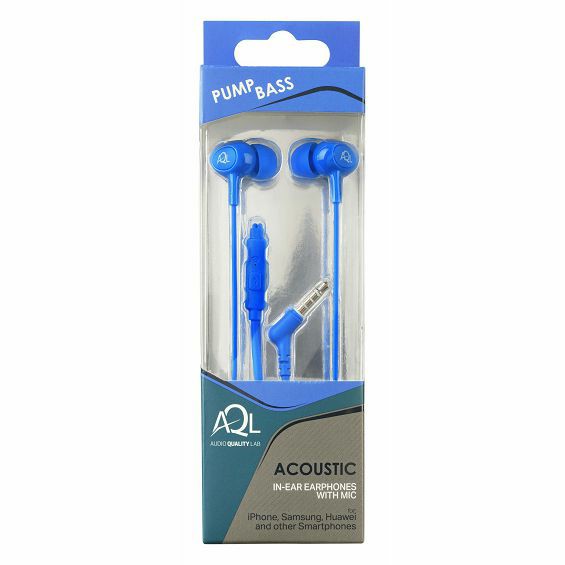 Slušalice CELLULARLINE AQL Acoustic (In-Ear, 3.5mm, mikrofon, plave)-1