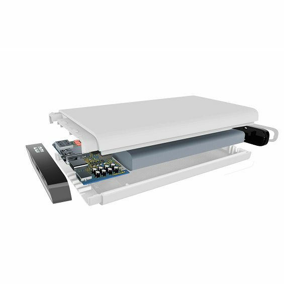 Prijenosna baterija CELLULARLINE Manta 5000 mAh, 10W, bijela boja-1