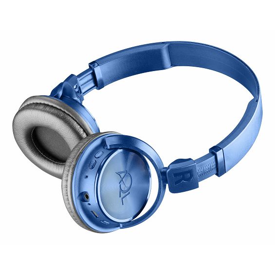 Slušalice CELLULARLINE AQL Helios (Bluetooth, mikrofon, 3.5 mm, plave)-1