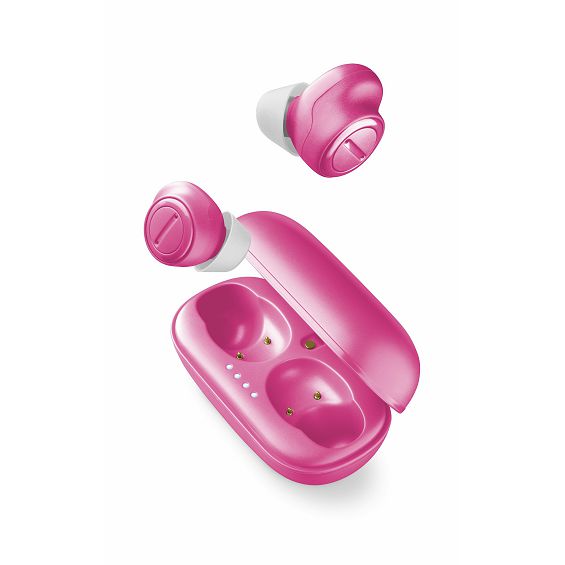 Slušalice CELLULARLINE AQL Plume (TWS, Bluetooth, mikrofon, do 14h, roza)
