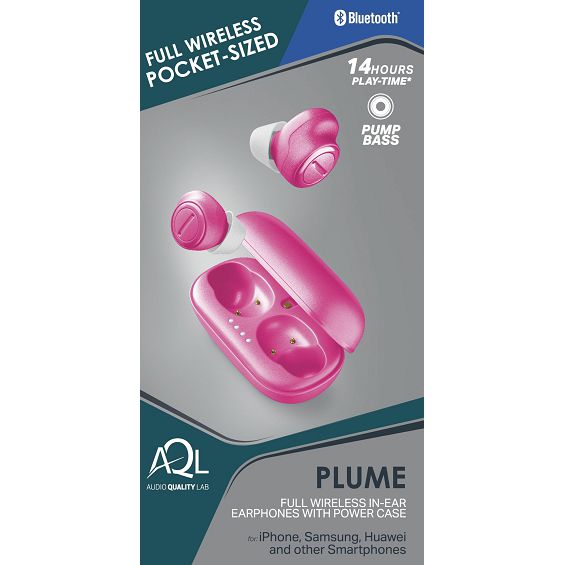 Slušalice CELLULARLINE AQL Plume (TWS, Bluetooth, mikrofon, do 14h, roza)-2