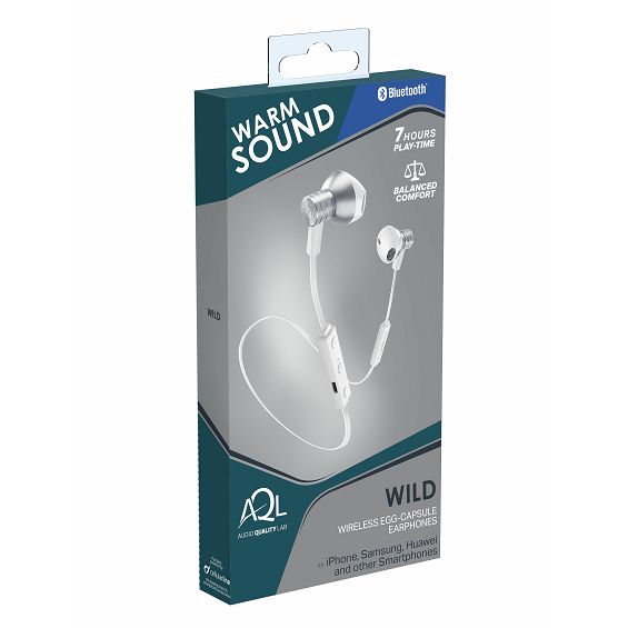 Slušalice CELLULARLINE AQL Wild (Bluetooth, mikrofon, bijele)-1