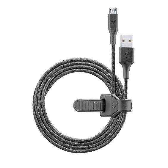 Kabel CELLULARLINE, USB-A (M) na Micro USB (M), MFI, 120cm, Crni