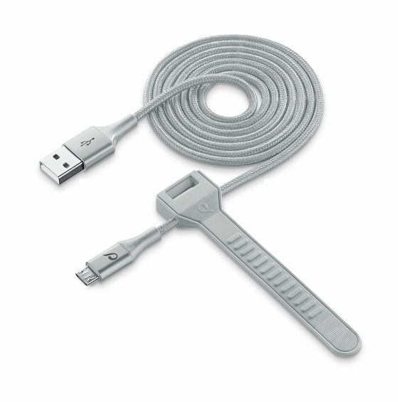 Kabel CELLULARLINE, USB-A (M) na Micro USB (M), MFI, 120cm, Srebrni-2