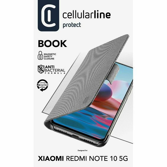Zaštita Preklopna CELLULARLINE, Book Essential, Xiaomi Redmi Note 10 5G, Crna-2