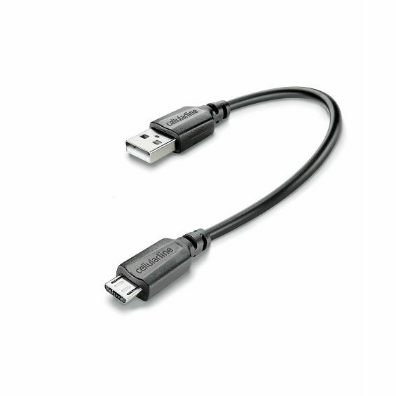 Kabel CELLULARLINE, USB-A na Micro USB, 15cm, Crni-0