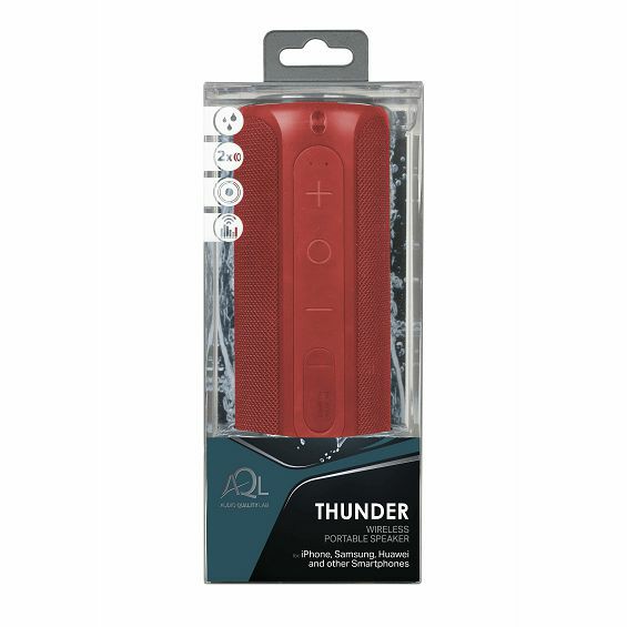 Zvučnik CELLULARLINE, AQL, Thunder, Bluetooth, 10W, IPX7, Crveni-4