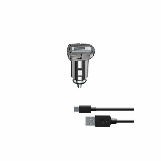 Auto Punjač CELLULARLINE, 2A/10W, 1xUSB-A, Kabel USB-A/USB-C, Crni-0