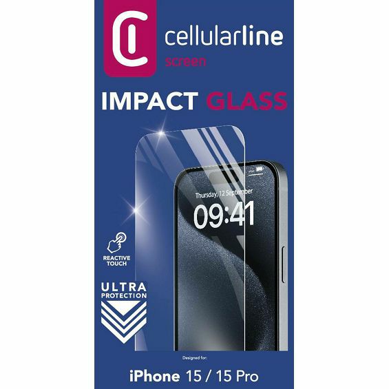 Zaštitno Staklo CELLULARLINE, iPhone 15/15 PRO-2