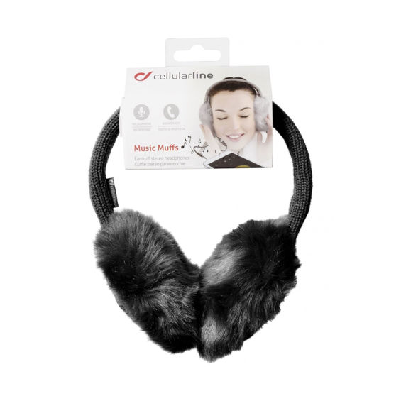 Slušalice CELLULARLINE, Music Muffs 16K, Zimske, Naglavne, 3,5mm, Crne-1