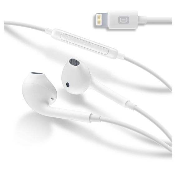 Slušalice CELLULARLINE Eagle (In-Ear, Lightning, mikrofon, bijele)-0