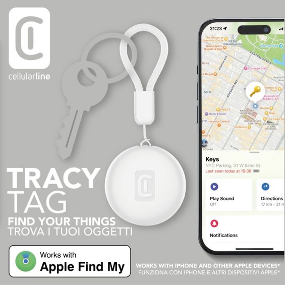 Lokator CELLULARLINE, iOS, White-1