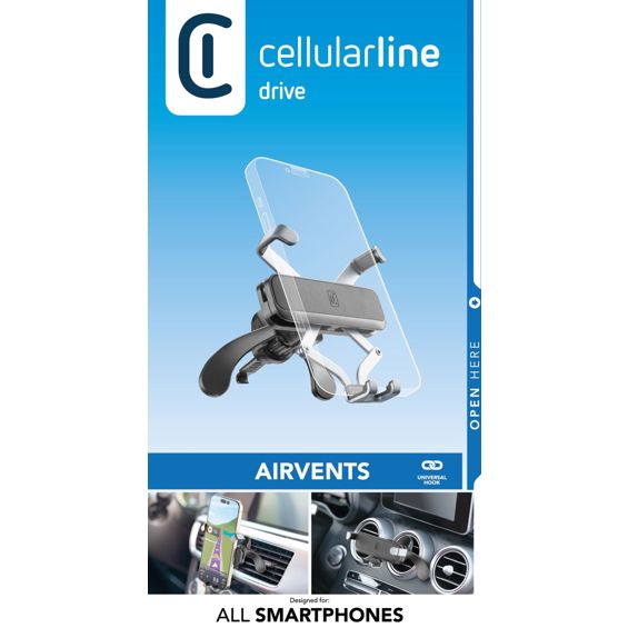 Držač za mobitel CELLULARLINE Slide Fit za ventilacijski otvor