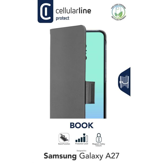 Zaštita Preklopna CELLULARLINE, Book Essential, Samsung Galaxy A27, Crna-0