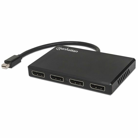 MANHATTAN Mini DisplayPort na 4x DisplayPort MST Hub (207744)