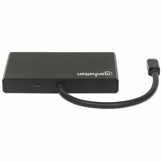 MANHATTAN Mini DisplayPort na 4x DisplayPort MST Hub (207744)-1