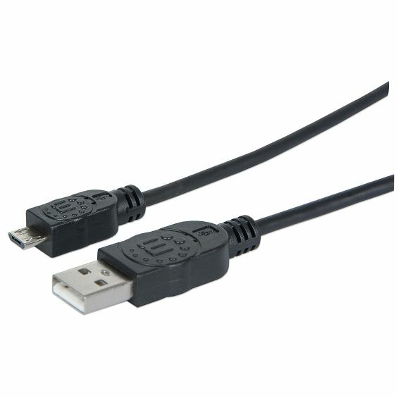 Kabel MANHATTAN 307178 USB-A (M) na Micro-B (M), 1.8m, crna boja