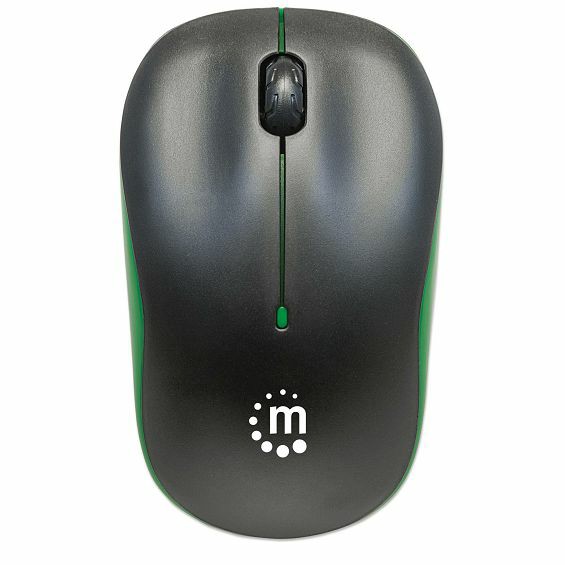 Miš MANHATTAN Success  179393, Optički, Bežični, 1000 dpi, Zeleni-1