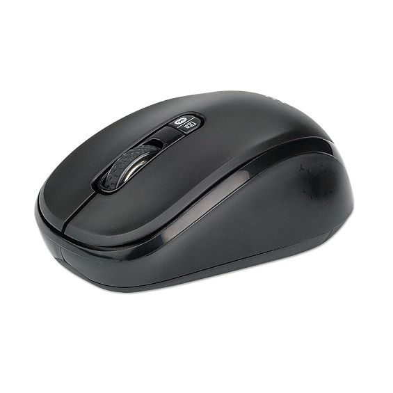 Miš MANHATTAN 179478,Dual-Mode, Optički, Bežični, BT 4.0, 2.4 GHz WIFI, 800/1200/1600 dpi, Crni-0