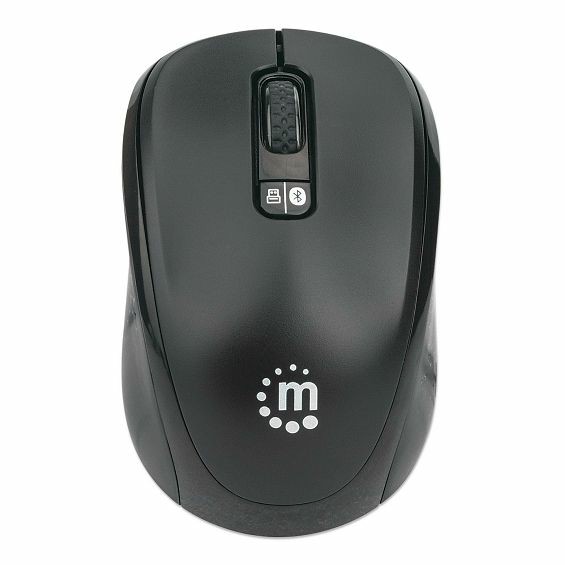 Miš MANHATTAN 179478,Dual-Mode, Optički, Bežični, BT 4.0, 2.4 GHz WIFI, 800/1200/1600 dpi, Crni-2