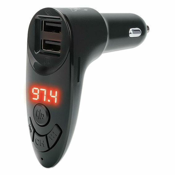 FM Transmitter i auto punjač MANHATTAN 102315, Bluetooth, 2x USB-A