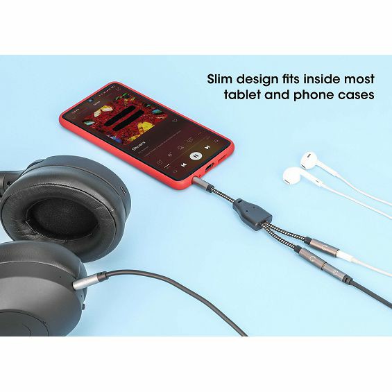 Audio adapter MANHATTAN 356114 3.5mm (M) na 2x 3.5mm (Ž) za slušalice i mikrofon-2