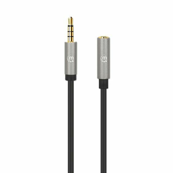 Produžni audio kabel MANHATTAN 356039 3.5mm TRRS (M/Ž), 2m-1