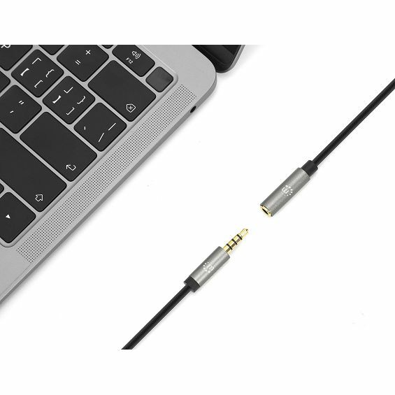 Produžni audio kabel MANHATTAN 356039 3.5mm TRRS (M/Ž), 2m-2