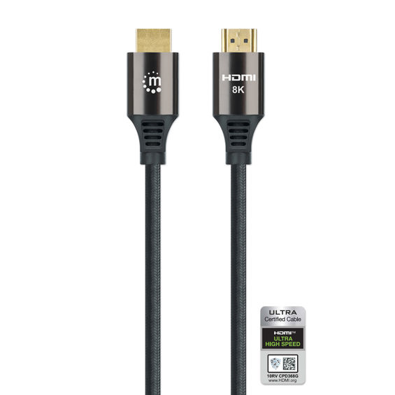 HDMI kabel MANHATTAN Ultra High Speed 8K@60Hz 3m crna boja-2