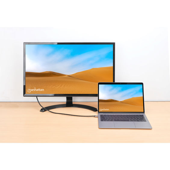 Kabel MANHATTAN 394994, USB-C na DisplayPort 1.4, 8K@60Hz, 3m, crna boja-2