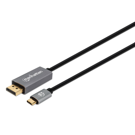 Kabel MANHATTAN USB-C na DisplayPort 1.4 8K 60Hz 2m crna boja