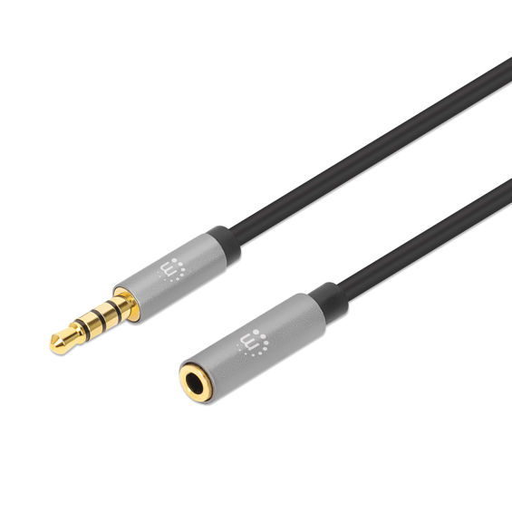 Produžni audio kabel MANHATTAN 395038 3.5mm (M) na 3.5mm (Ž), 2m