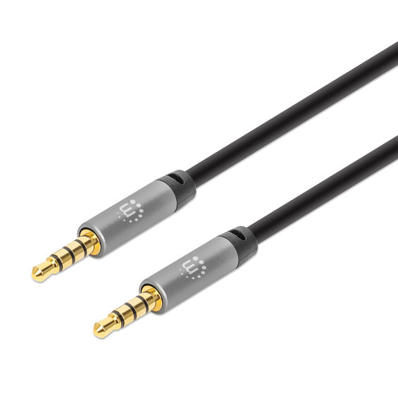 Audio kabel MANHATTAN 395007 3.5mm na 3.5mm (M/M), 1m-0