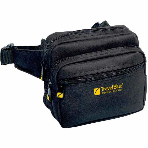 Torbica Za Dokumente TRAVEL BLUE, Metro 635, 3 Pretinca, Crna-0