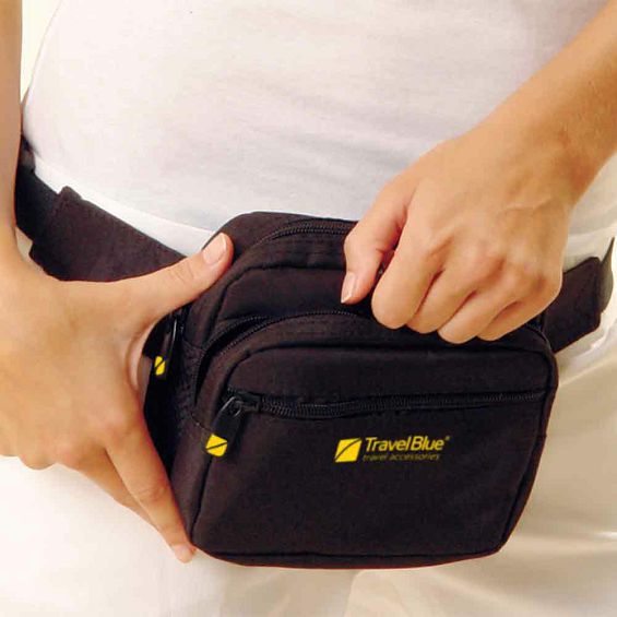 Torbica Za Dokumente TRAVEL BLUE, Metro 635, 3 Pretinca, Crna-1