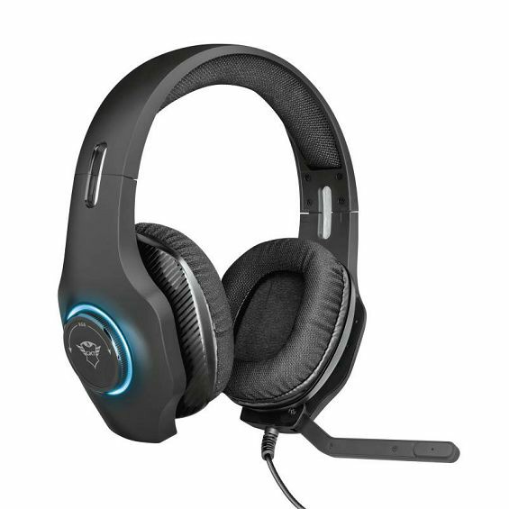 Slušalice TRUST GXT 455 Torus (Gaming, 3.5mm, mikrofon, RGB, crne)