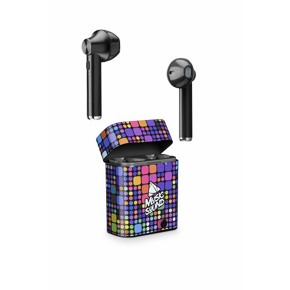 Slušalice MUSIC SOUND Pocket (TWS, Bluetooth, mikrofon, Multicolor)-0